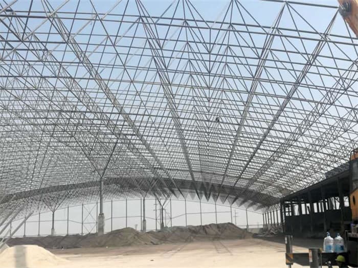 荥阳钢厂料仓网架工程
